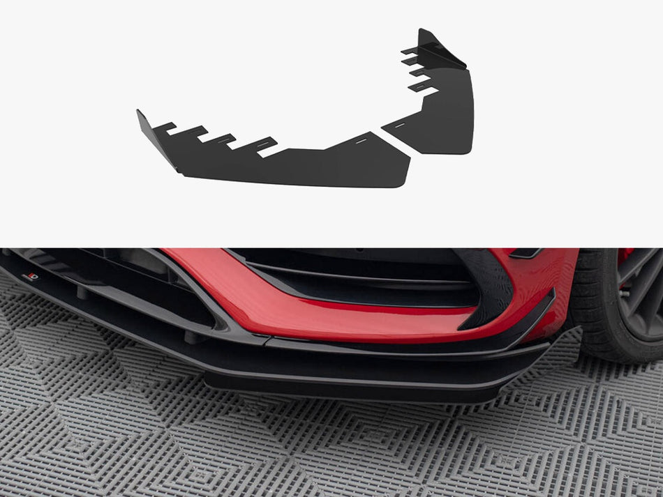 Maxton Design Front Flaps Mercedes-Benz A 45 AMG Aero W176 Facelift - MEA176FAEROCNC-FSF1G - Image 1