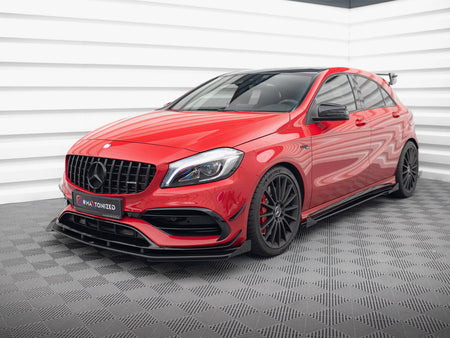 Maxton Design Front Flaps Mercedes-Benz A 45 AMG Aero W176 Facelift - MEA176FAEROCNC-FSF1G - Image 2