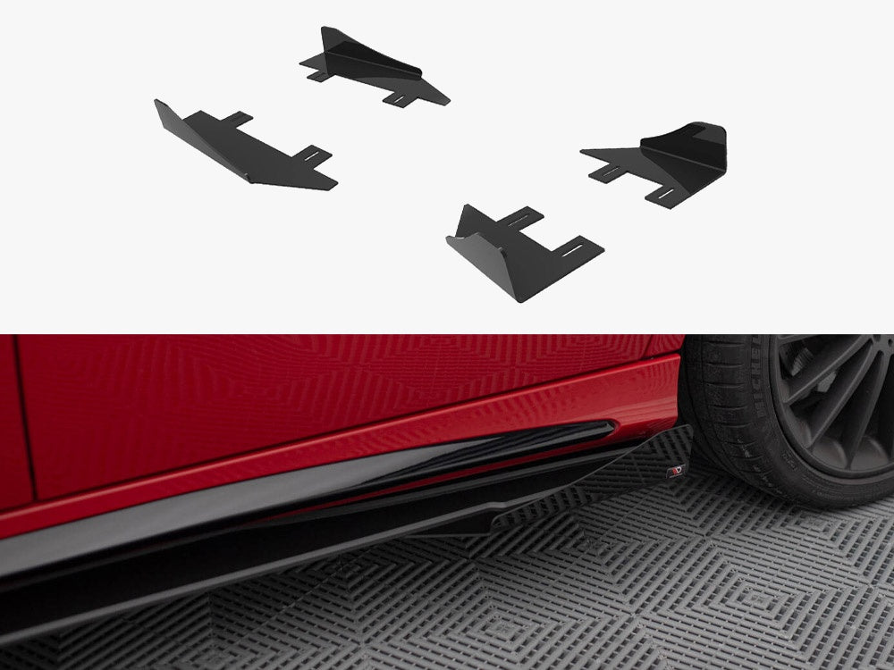 Maxton Design Side Flaps Mercedes-Benz A 45 AMG W176 Facelift - MEA176FAEROCNC-SF1G - Image 1