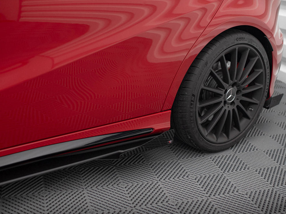 Maxton Design Side Flaps Mercedes-Benz A 45 AMG W176 Facelift - MEA176FAEROCNC-SF1G - Image 6