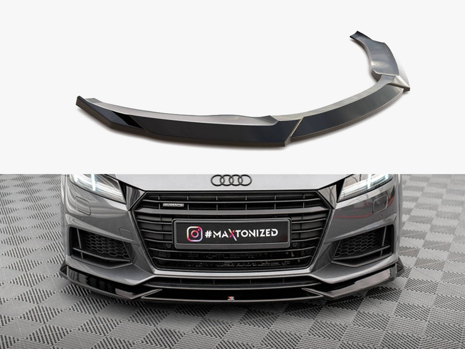 Maxton Design Front Splitter V.1 Audi TT S / S-Line 8S - AU-TT-3-SLINE-FD1G - Image 1