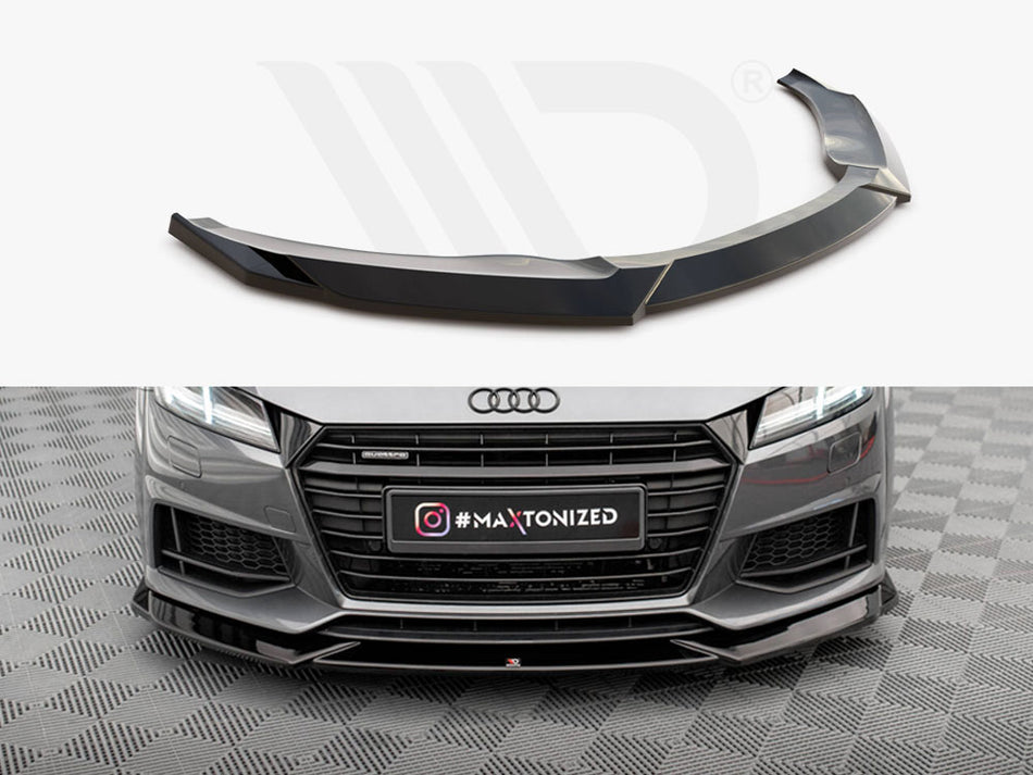MAXTON DESIGN Front Splitter V.1 Audi TT S / S-Line 8S