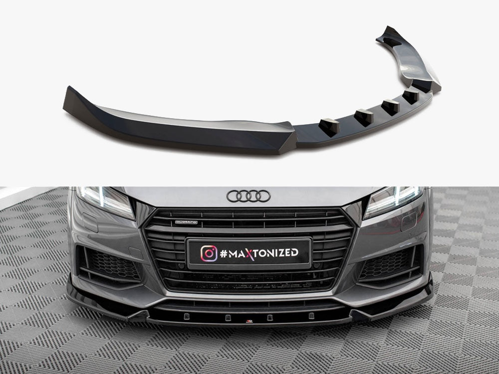 Maxton Design Front Splitter V.2 Audi TT S / S-Line 8S - AU-TT-3-SLINE-FD2G - Image 1