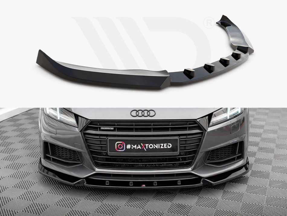 MAXTON DESIGN Front Splitter V.2 Audi TT S / S-Line 8S