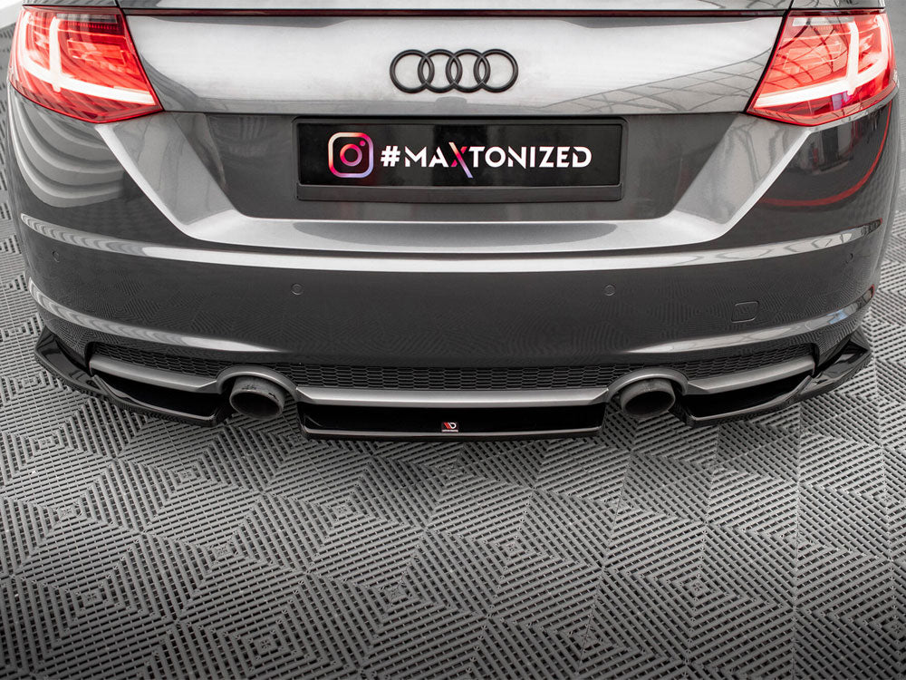 Maxton Design Central Rear Splitter Audi TT S-Line 8S - AU-TT-3-SLINE-RD1G - Image 3