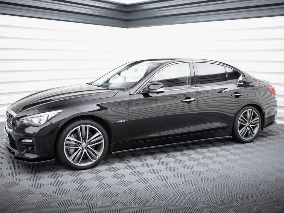 Maxton Design Side Skirts Diffusers V.2 Infiniti Q50 S Mk1 - IN-Q50S-1-SD2G - Image 2