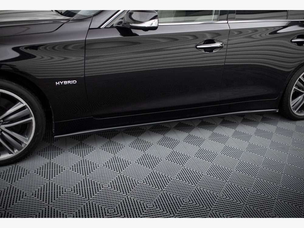 Maxton Design Side Skirts Diffusers V.2 Infiniti Q50 S Mk1 - IN-Q50S-1-SD2G - Image 3
