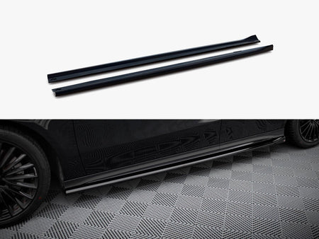 Maxton Design Side Skirt Diffusers Mercedes-AMG A35 / A AMG-Line W177 Facelift - ME-A-177F-35-SD1G - Image 1