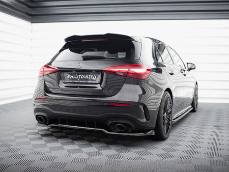 Maxton Design Rear Splitter (Vertical Bars) Mercedes-AMG A35 Hatchback W177 - ME-A-177F-35-RD1G+RD2G - Image 2
