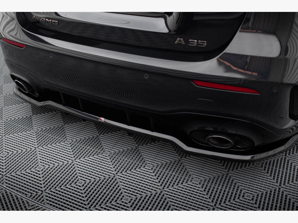 Maxton Design Rear Splitter (Vertical Bars) Mercedes-AMG A35 Hatchback W177 - ME-A-177F-35-RD1G+RD2G - Image 3