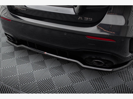 Maxton Design Rear Splitter (Vertical Bars) Mercedes-AMG A35 Hatchback W177 - ME-A-177F-35-RD1G+RD2G - Image 3