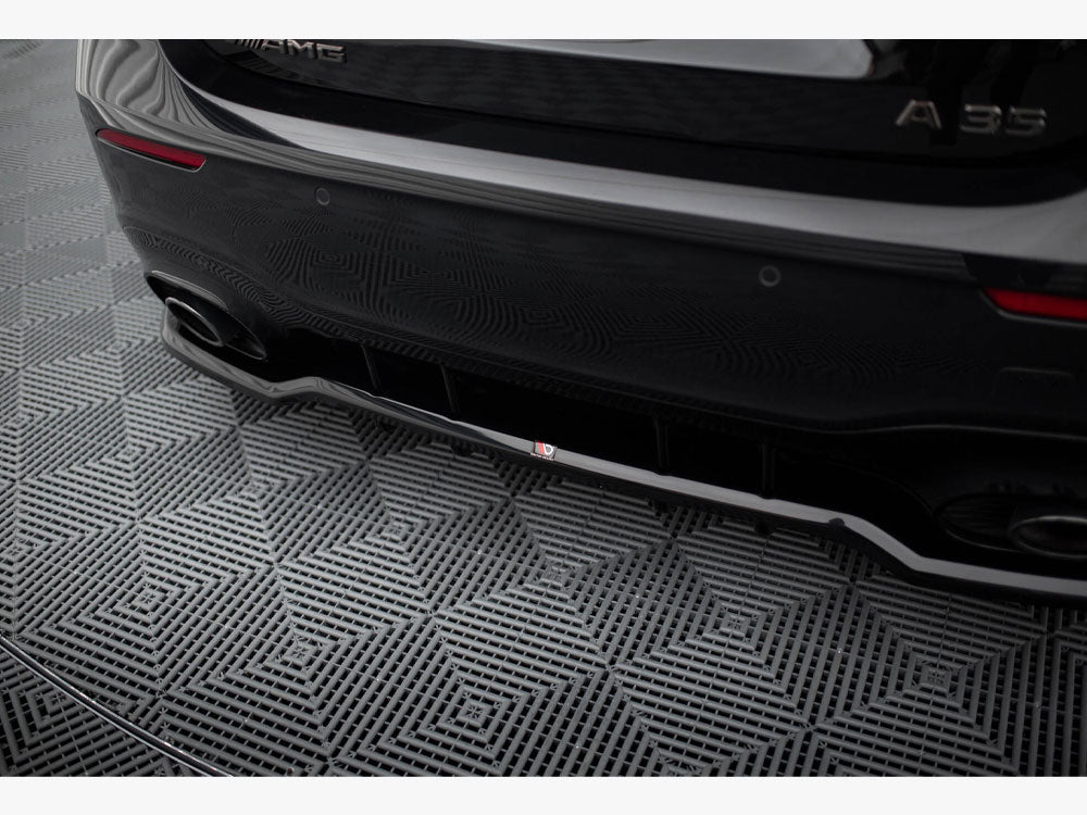 Maxton Design Rear Splitter (Vertical Bars) Mercedes-AMG A35 Hatchback W177 - ME-A-177F-35-RD1G+RD2G - Image 4