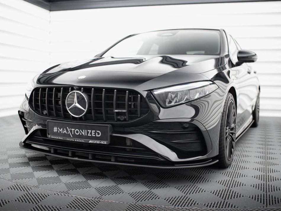 Maxton Design Street PRO Front Splitter Mercedes-AMG A35 W177 Facelift - MEA177F35CNC-FD1B - Image 2