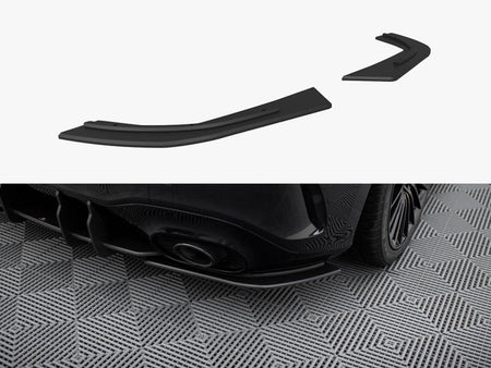 Maxton Design Street Pro Rear Side Splitters Mercedes-AMG A35 Hatchback W177 - MEA177F35CNC-RSD1B - Image 1