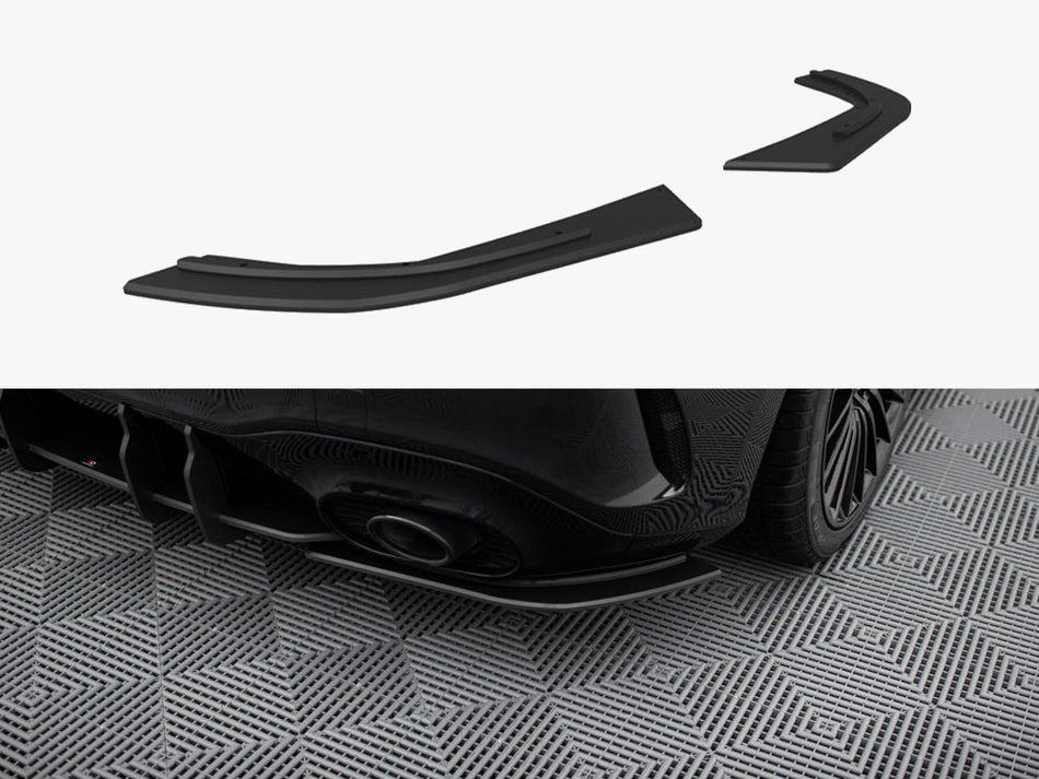Maxton Design Street Pro Rear Side Splitters Mercedes-AMG A35 Hatchback W177 - MEA177F35CNC-RSD1B - Image 1