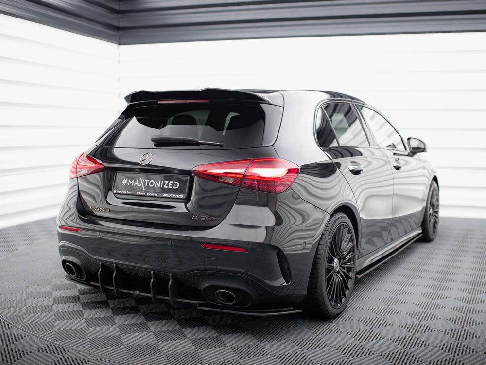 Maxton Design Street Pro Rear Side Splitters Mercedes-AMG A35 Hatchback W177 - MEA177F35CNC-RSD1B - Image 2