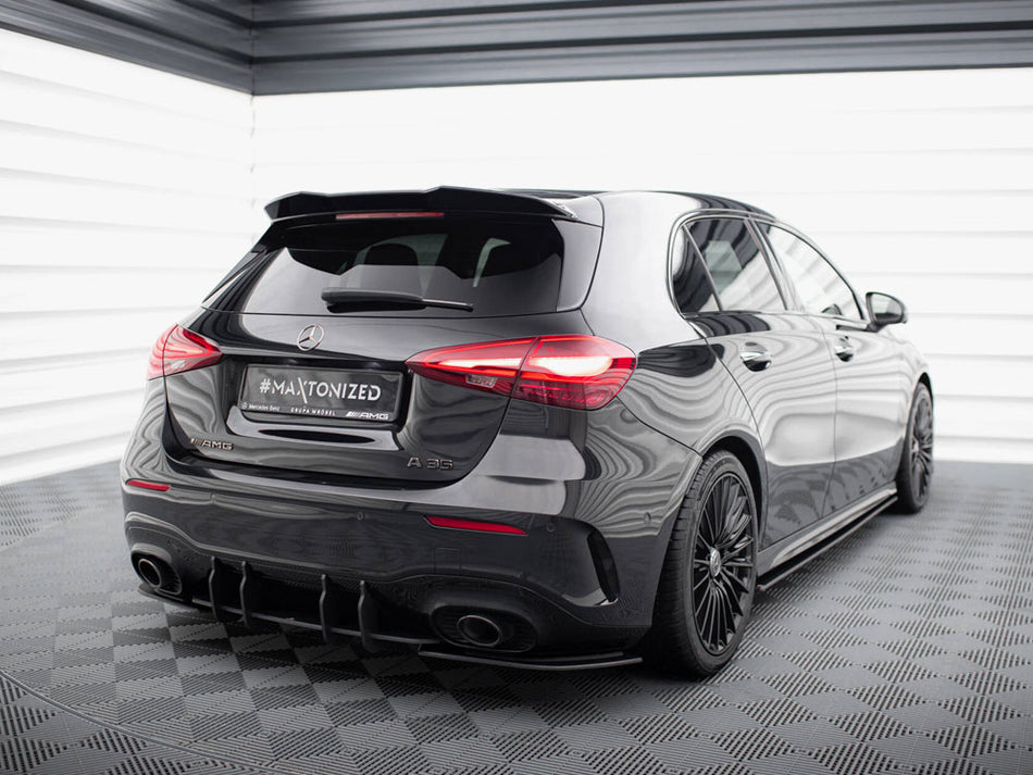 Maxton Design Street Pro Rear Side Splitters Mercedes-AMG A35 Hatchback W177 - MEA177F35CNC-RSD1B - Image 2