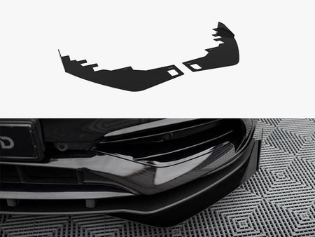 Maxton Design Front Flaps Mercedes-Benz A AMG-Line W176 Facelift - MEA176FAMGLINECNC-FSF1G - Image 1