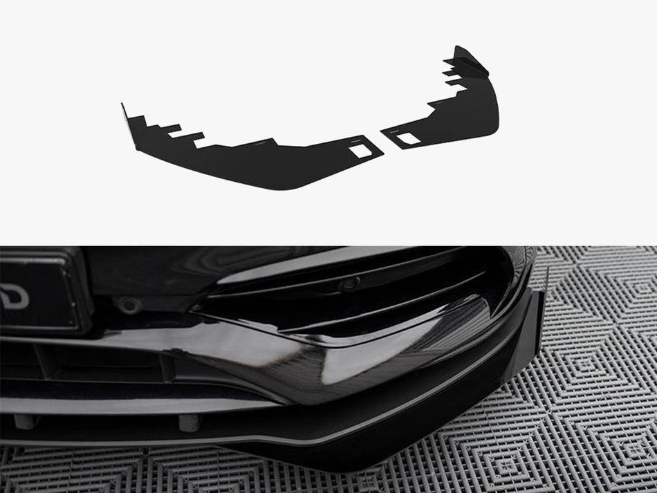 Maxton Design Front Flaps Mercedes-Benz A AMG-Line W176 Facelift - MEA176FAMGLINECNC-FSF1G - Image 1