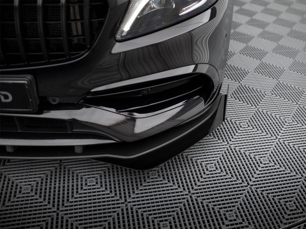 Maxton Design Front Flaps Mercedes-Benz A AMG-Line W176 Facelift - MEA176FAMGLINECNC-FSF1G - Image 4