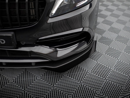 Maxton Design Front Flaps Mercedes-Benz A AMG-Line W176 Facelift - MEA176FAMGLINECNC-FSF1G - Image 4