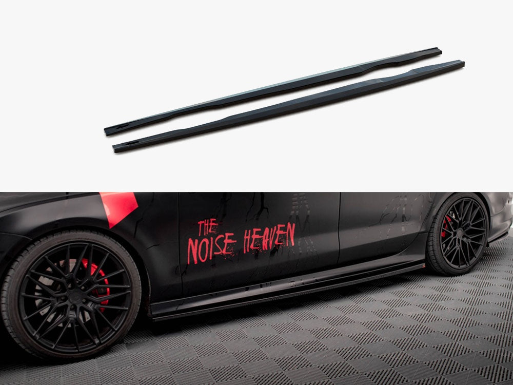 Maxton Design Side Skirts Diffusers Audi A7 RS7 Look C7 - AU-A7-C7-SLINE-SD1G - Image 1