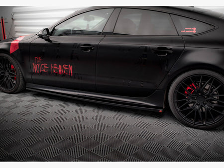 Maxton Design Side Skirts Diffusers Audi A7 RS7 Look C7 - AU-A7-C7-SLINE-SD1G - Image 3