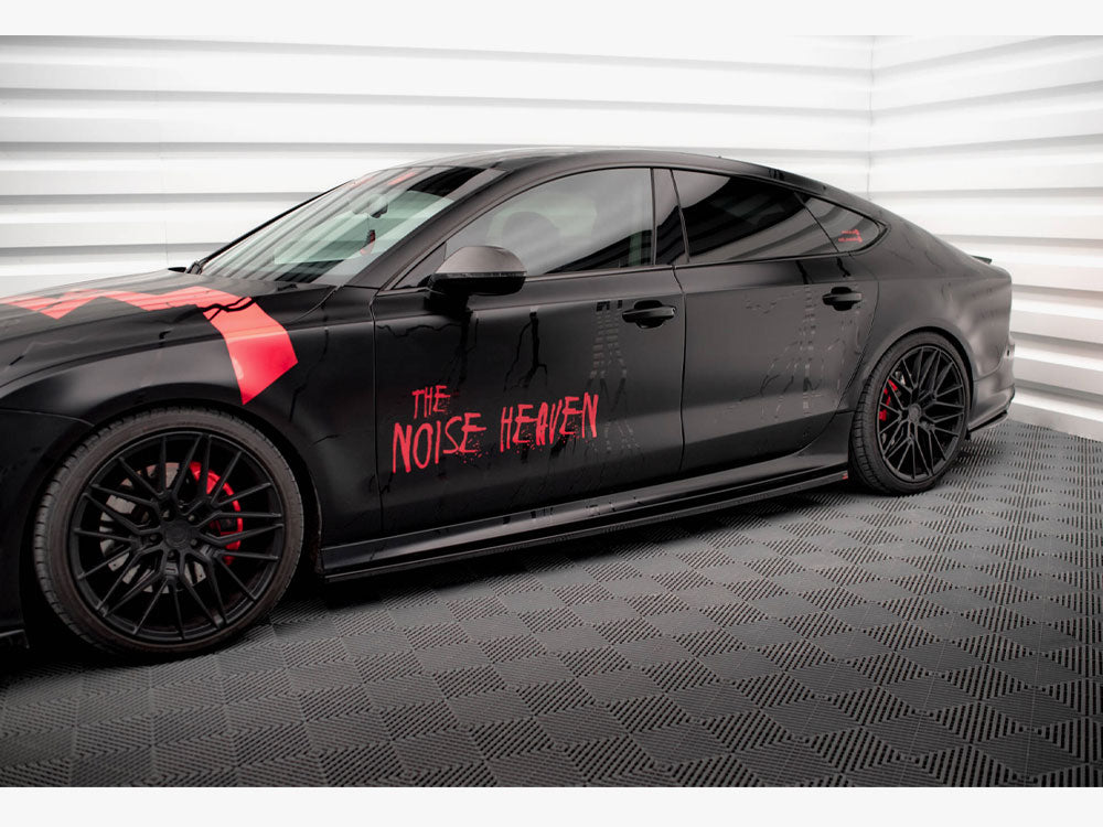 Maxton Design Side Skirts Diffusers Audi A7 RS7 Look C7 - AU-A7-C7-SLINE-SD1G - Image 4