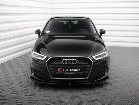Maxton Design Front Splitter V.1 Audi A3 Sportback 8V Facelift - AU-A3-3F-SB-FD1G - Image 3