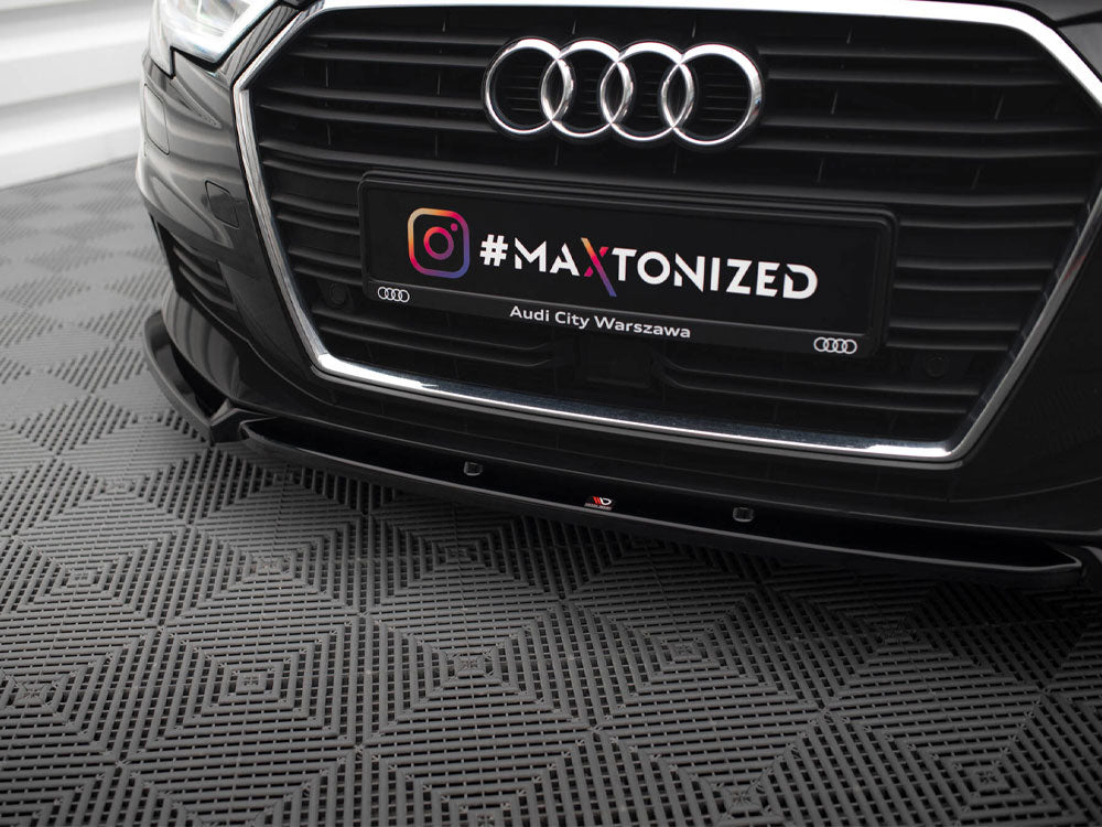 Maxton Design Front Splitter V.1 Audi A3 Sportback 8V Facelift - AU-A3-3F-SB-FD1G - Image 4