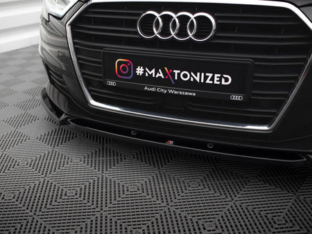 Maxton Design Front Splitter V.1 Audi A3 Sportback 8V Facelift - AU-A3-3F-SB-FD1G - Image 4