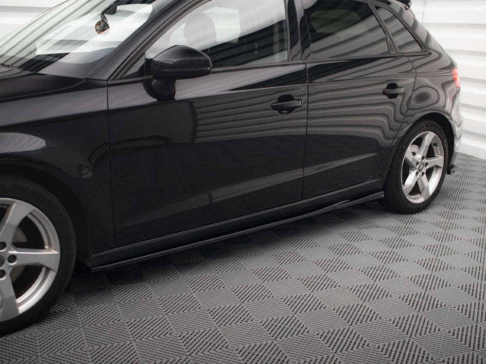 Maxton Design Side Skirts Diffusers Audi A3 Sportback 8V Facelift - AU-A3-3F-SB-SD1G - Image 3