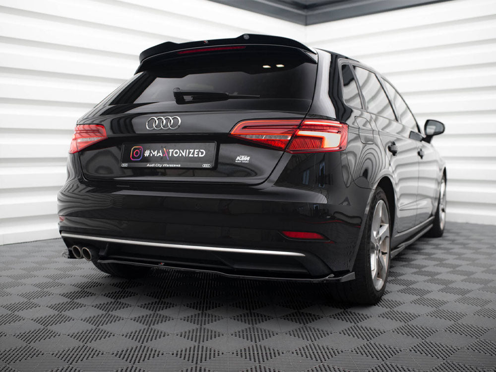 Maxton Design Rear Side Splitters Audi A3 Sportback 8V Facelift - AU-A3-3F-SB-RSD1G - Image 2