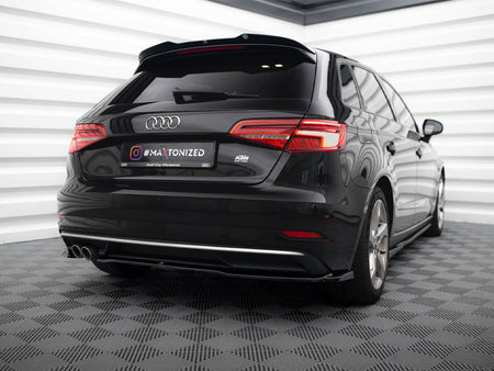 Maxton Design Rear Side Splitters Audi A3 Sportback 8V Facelift - AU-A3-3F-SB-RSD1G - Image 2