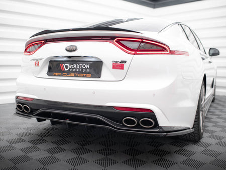 Maxton Design Central Rear Splitter (Vertical Bars) Kia Stinger Mk1 - KI-ST-1-GTLINE-RD1G+RD2G - Image 3