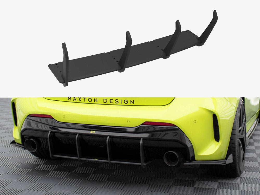 Maxton Design Street PRO Rear Diffuser V.1 BMW 1 F40 M-Pack / M135i - BM140MPACKCNC-RS1B - Image 1