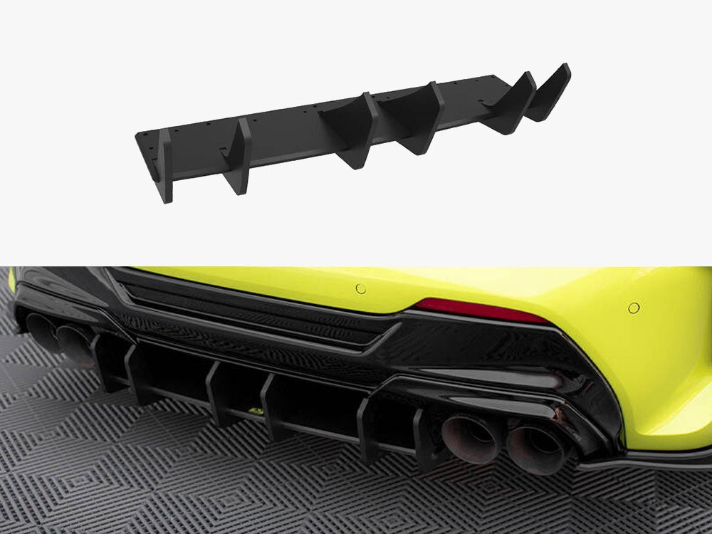 Maxton Design Street PRO Rear Diffuser V.4 BMW 1 F40 M-Pack / M135i - BM140MPACKCNC-RS4B - Image 1