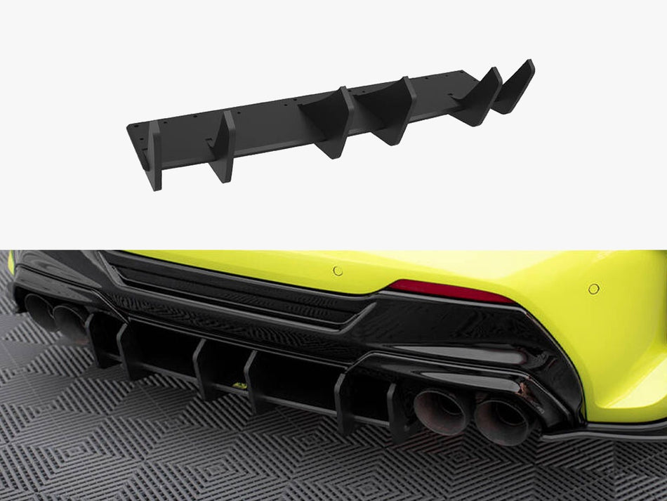 Maxton Design Street PRO Rear Diffuser V.4 BMW 1 F40 M-Pack / M135i - BM140MPACKCNC-RS4B - Image 1
