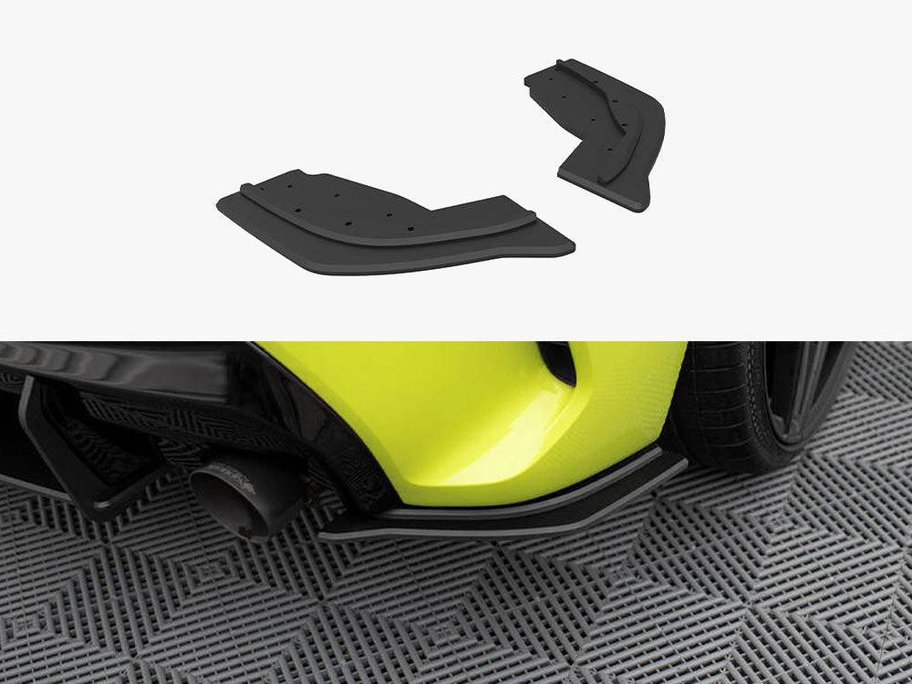 Maxton Design Street Pro Rear Side Splitters V.1 BMW 1 F40 M-Pack / M135i - BM140MPACKCNC-RSD1B - Image 1