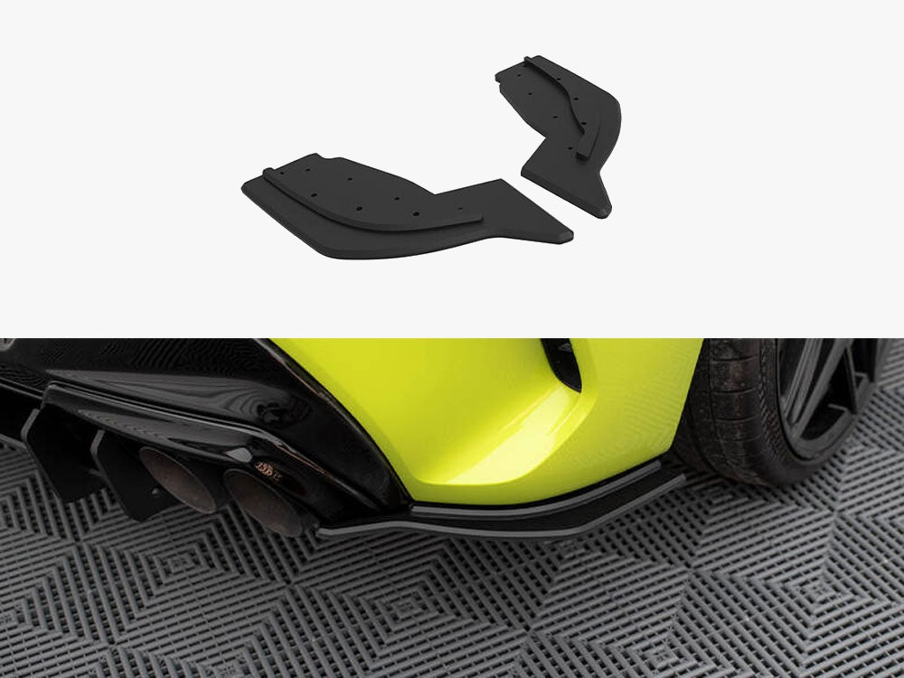 Maxton Design Street Pro Rear Side Splitters V.2 BMW 1 F40 M-Pack / M135i - BM140MPACKCNC-RSD2B - Image 1