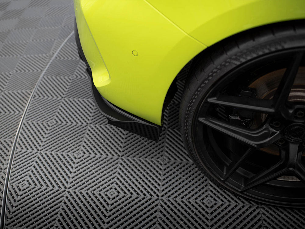 Maxton Design Street Pro Rear Side Splitters V.1 + Flaps V.1 BMW 1 F40 M-Pack / M135i - BM140MPACKCNC-RSD1B+RSF1G - Image 4