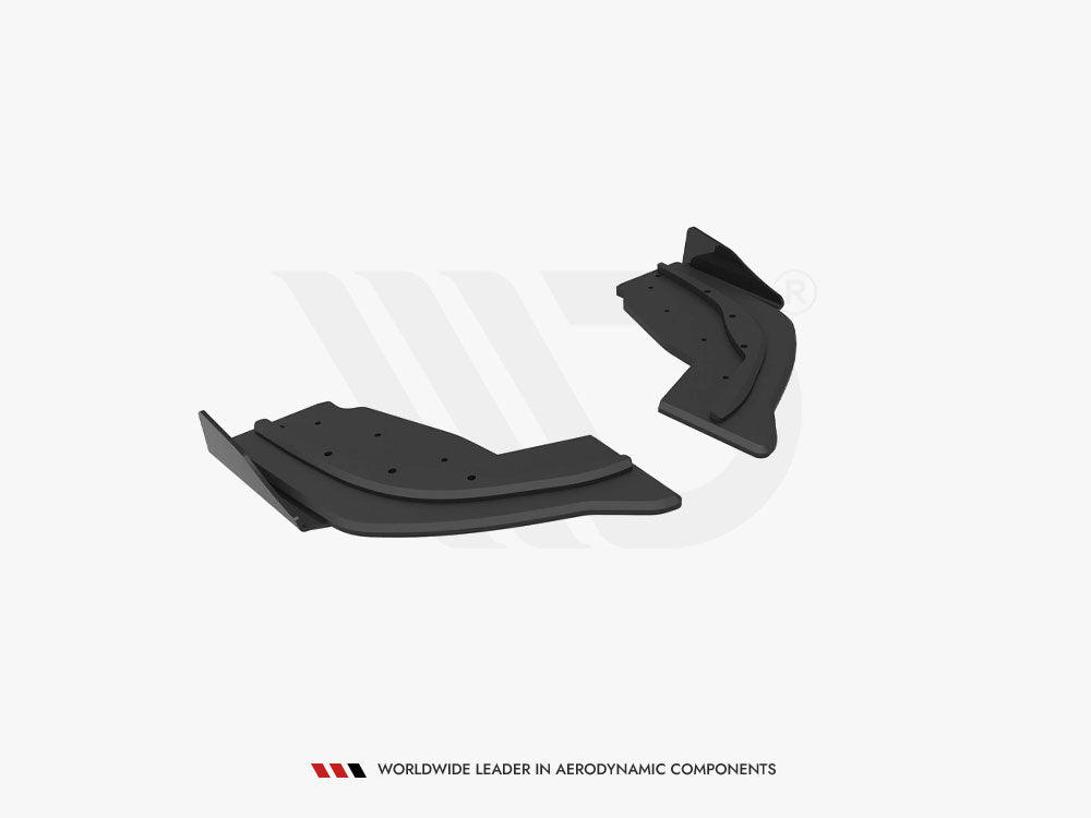 Maxton Design Street Pro Rear Side Splitters V.1 + Flaps V.1 BMW 1 F40 M-Pack / M135i - BM140MPACKCNC-RSD1B+RSF1G - Image 5