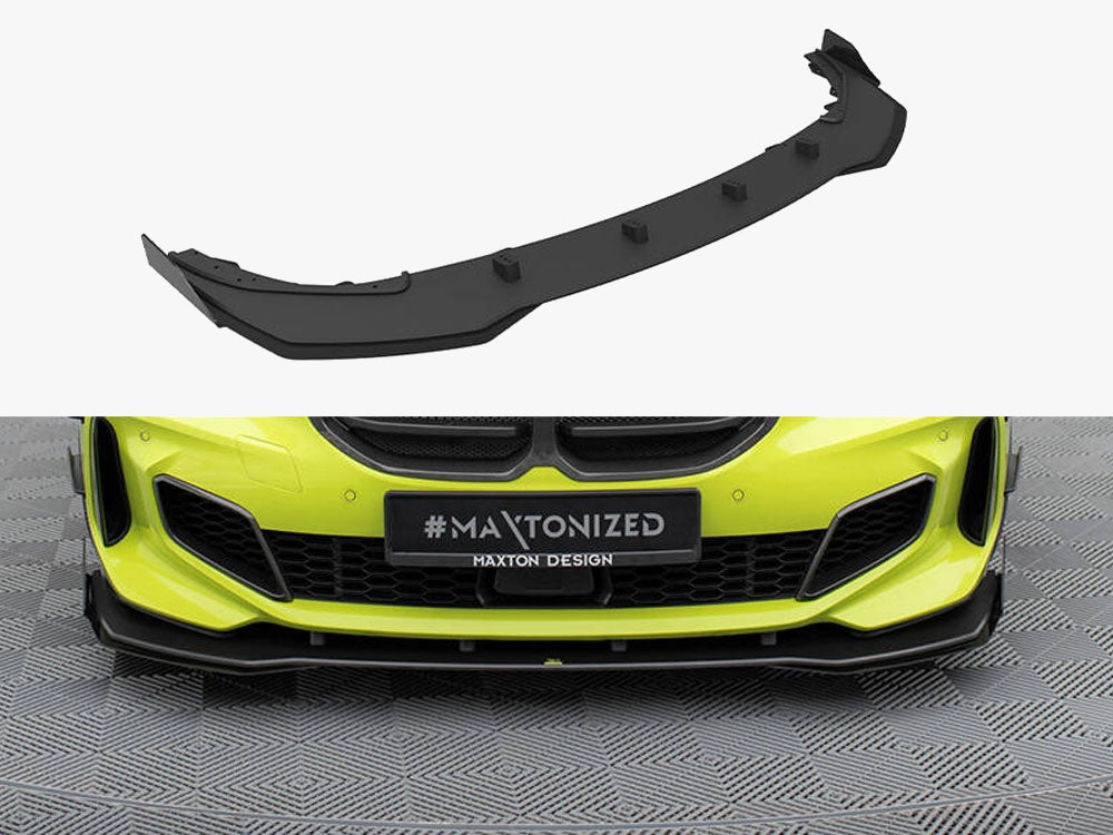 Maxton Design Street PRO Front Splitter + Flaps BMW 1 F40 M-Pack / M135i - BM140MPACKCNC-FD1B+FSF1G - Image 1