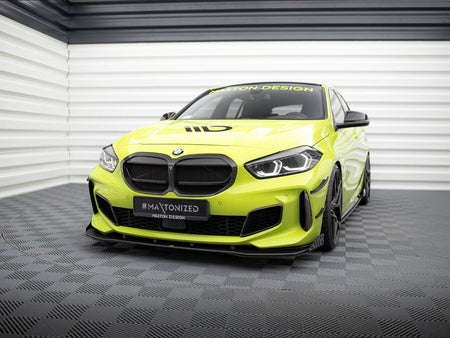 Maxton Design Street PRO Front Splitter + Flaps BMW 1 F40 M-Pack / M135i - BM140MPACKCNC-FD1B+FSF1G - Image 2
