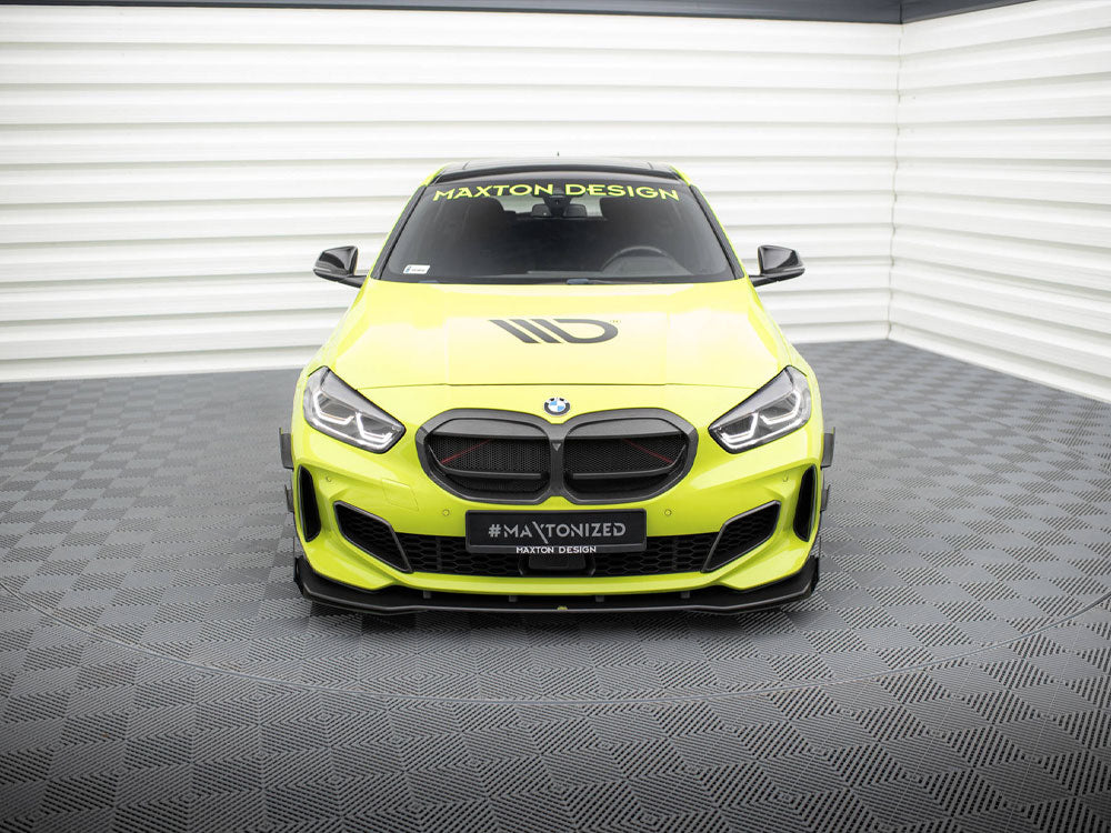 Maxton Design Street PRO Front Splitter + Flaps BMW 1 F40 M-Pack / M135i - BM140MPACKCNC-FD1B+FSF1G - Image 3