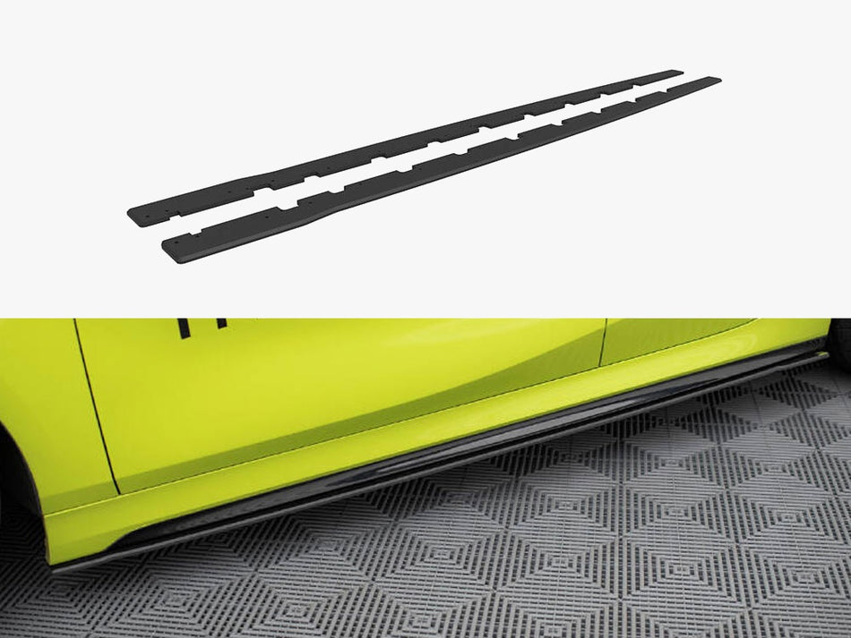 Maxton Design Street PRO Side Skirts Diffusers BMW 1 F40 M-Pack / M135i - BM140MPACKCNC-SD1B - Image 1