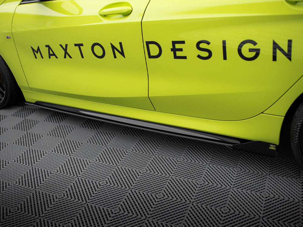Maxton Design Street PRO Side Skirts Diffusers + Flaps BMW 1 F40 M-Pack / M135i - BM140MPACKCNC-SD1B+SF1G - Image 4