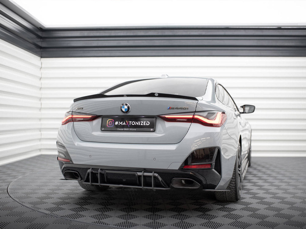 Maxton Design Street Pro Rear Side Splitters BMW 4 Gran Coupe M440i G26 - BM4G26MPACKGCCNC-RSD2B - Image 2