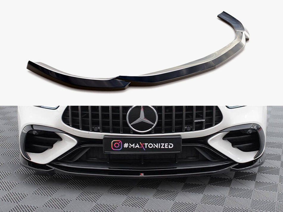 Maxton Design Front Splitter V.1 Mercedes-AMG GT 43 4 Door Coupe V8 Styling Package - ME-GT-4D-43-V8-FD1G - Image 1