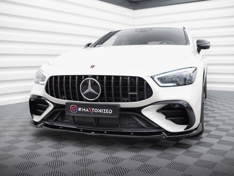 Maxton Design Front Splitter V.2 Mercedes-AMG GT 43 4 Door Coupe V8 Styling Package - ME-GT-4D-43-V8-FD2G - Image 2